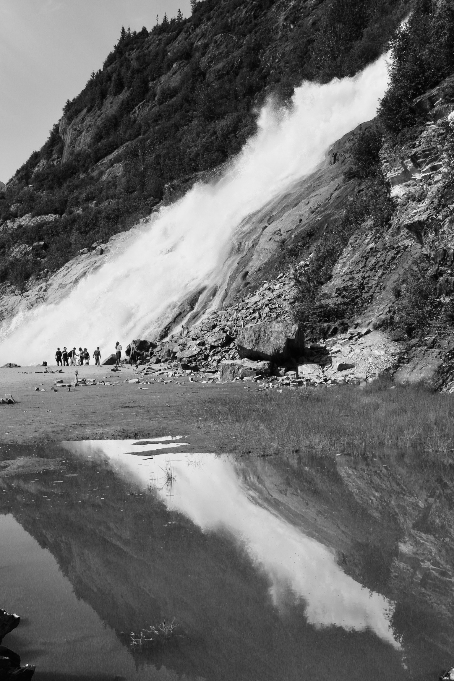Waterfall Reflection